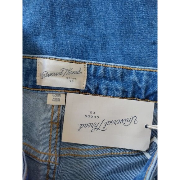 Universal Thread Womens 8/29R Blue Denim Jeans Classic Fit Cotton Blend. NWT. - Picture 3 of 7